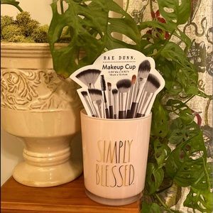 Rae Dunn “Simply Blessed” Makeup Cup NEW